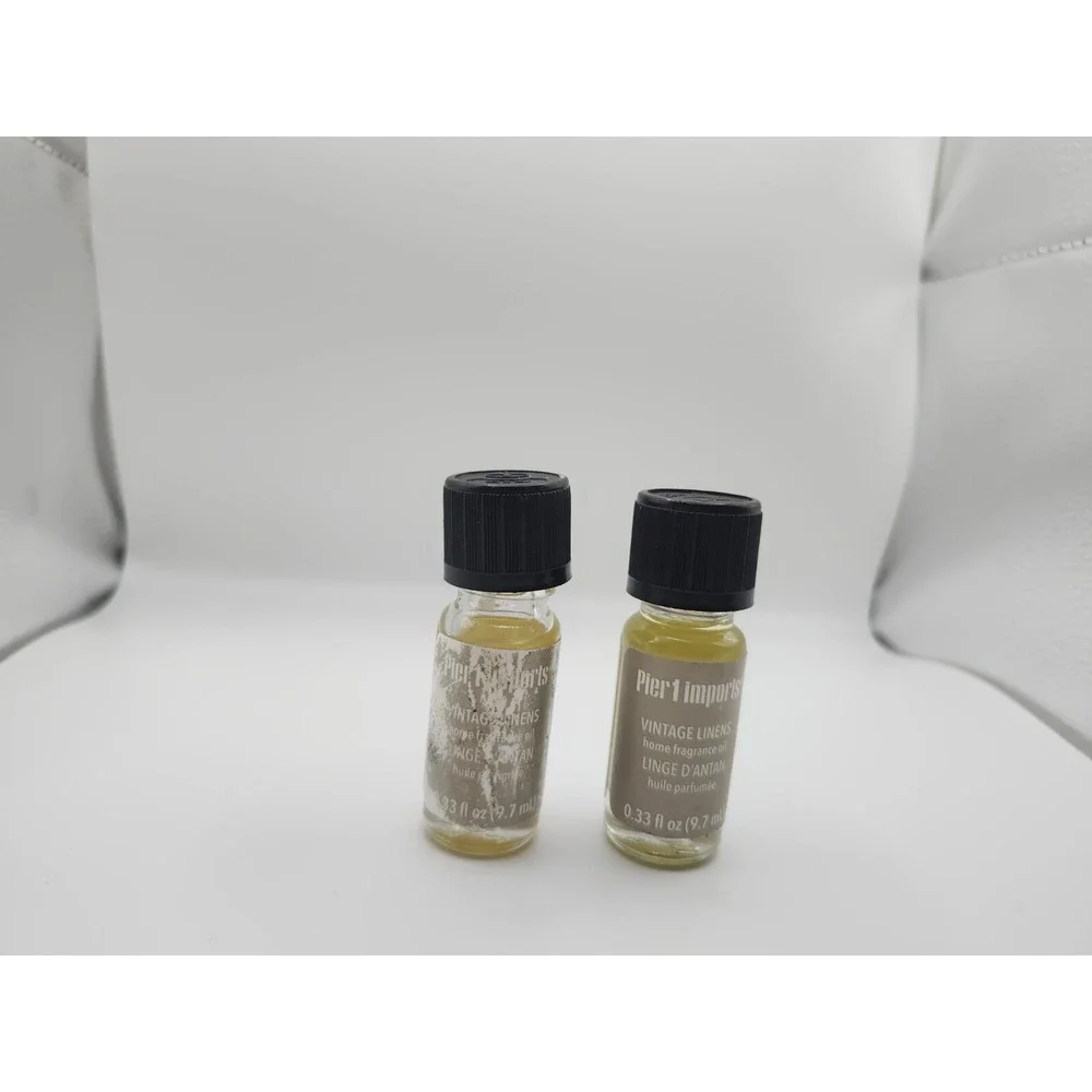 Pier 1 Imports Lot Of 2 ~VINTAGE LINENS~ Home FRAGRANCE OIL